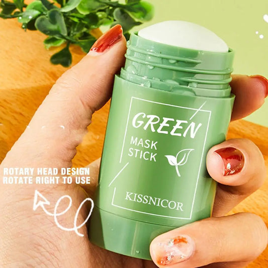 Mascarilla Limpiadora de Té Verde en Stick — Poros, Puntos Negros y Luminosidad 40g