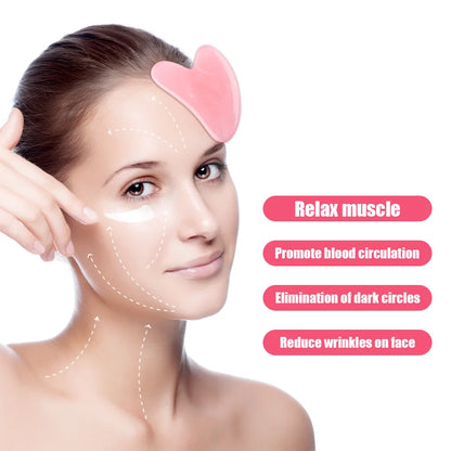 Rodillo Facial 3D en Y + Raspador Gua Sha — Masaje Lifting & Antiedad