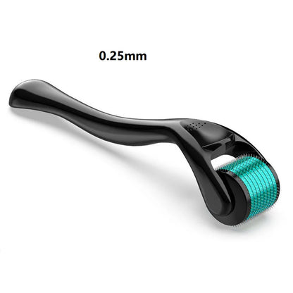 Derma Roller 540 Agujas — Microagujas para Rostro, Barba y Cuerpo