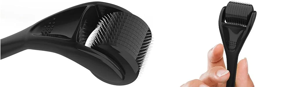 Derma Roller 540 Agujas — Microagujas para Rostro, Barba y Cuerpo