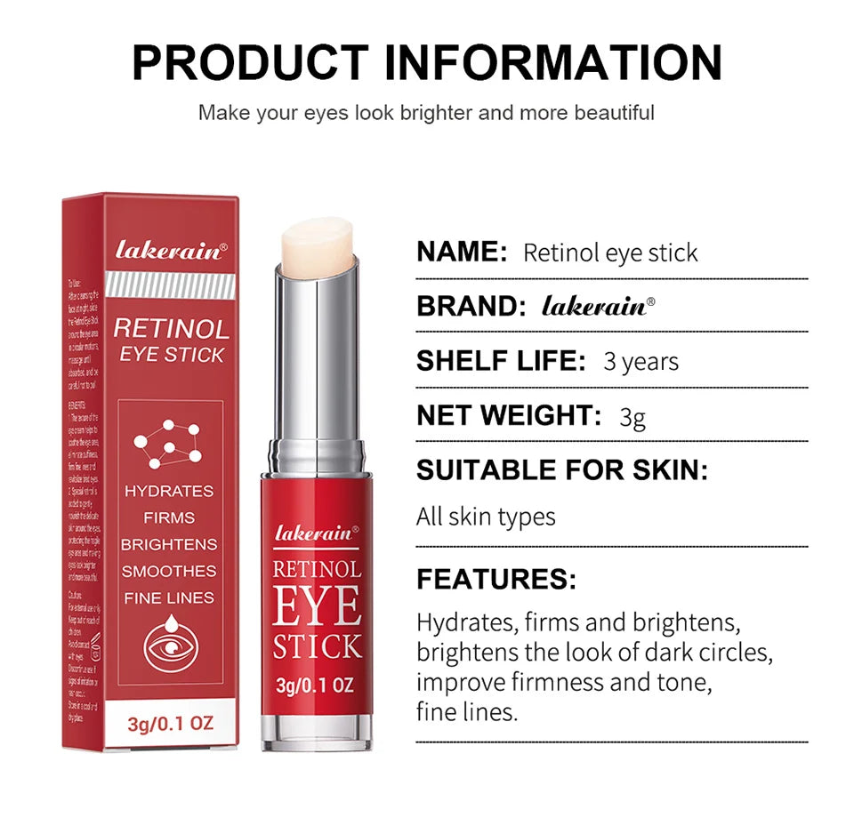 Stick de Ojos Lakerain con Retinol