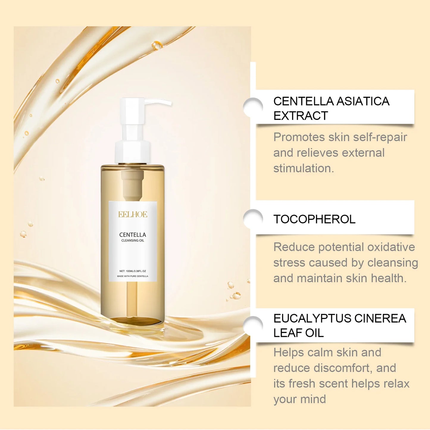 Aceite Desmaquillante Centella & Vitamina E