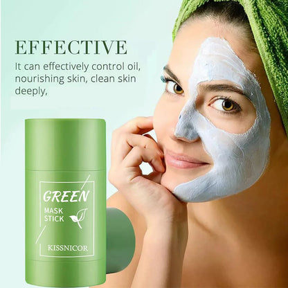 Mascarilla Limpiadora de Té Verde en Stick — Poros, Puntos Negros y Luminosidad 40g